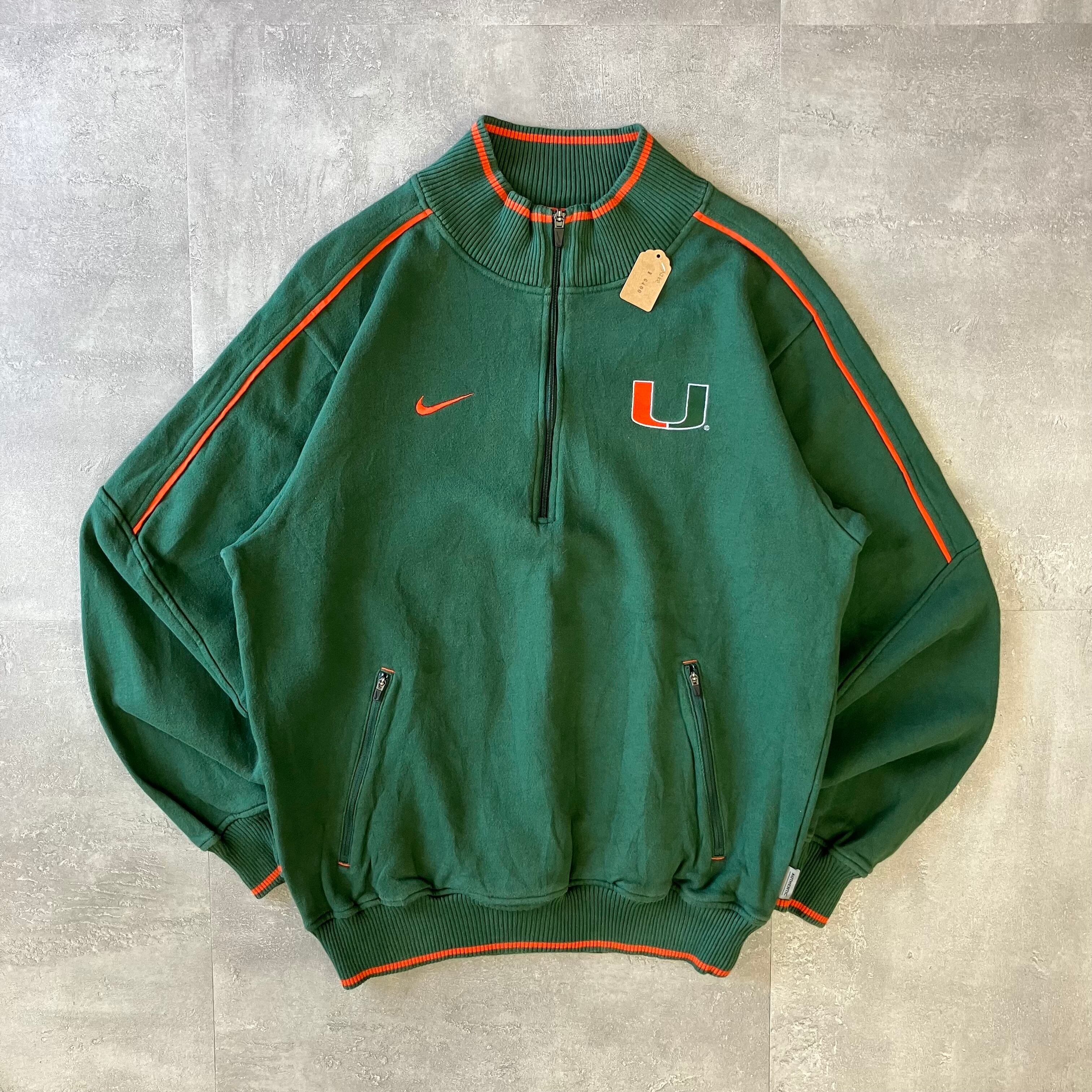 NIKE 00s ハーフジップ スウェット MIAMI チーム系 No.1782