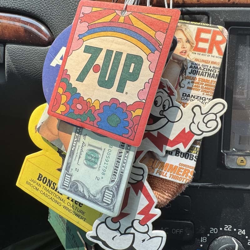 AIR FRESHENER/7UP、7UP/Peter Max/Flower（LEMONの香り）、7UP缶