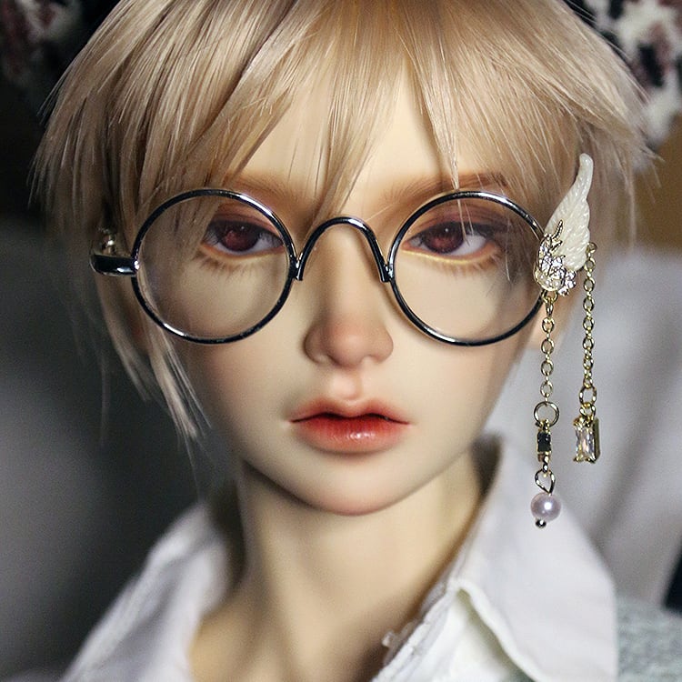 BJD人形用アクセサリー ⭐️眼鏡 round glasses SD/70cmサイズ人形通用/miliet BTGARDEN