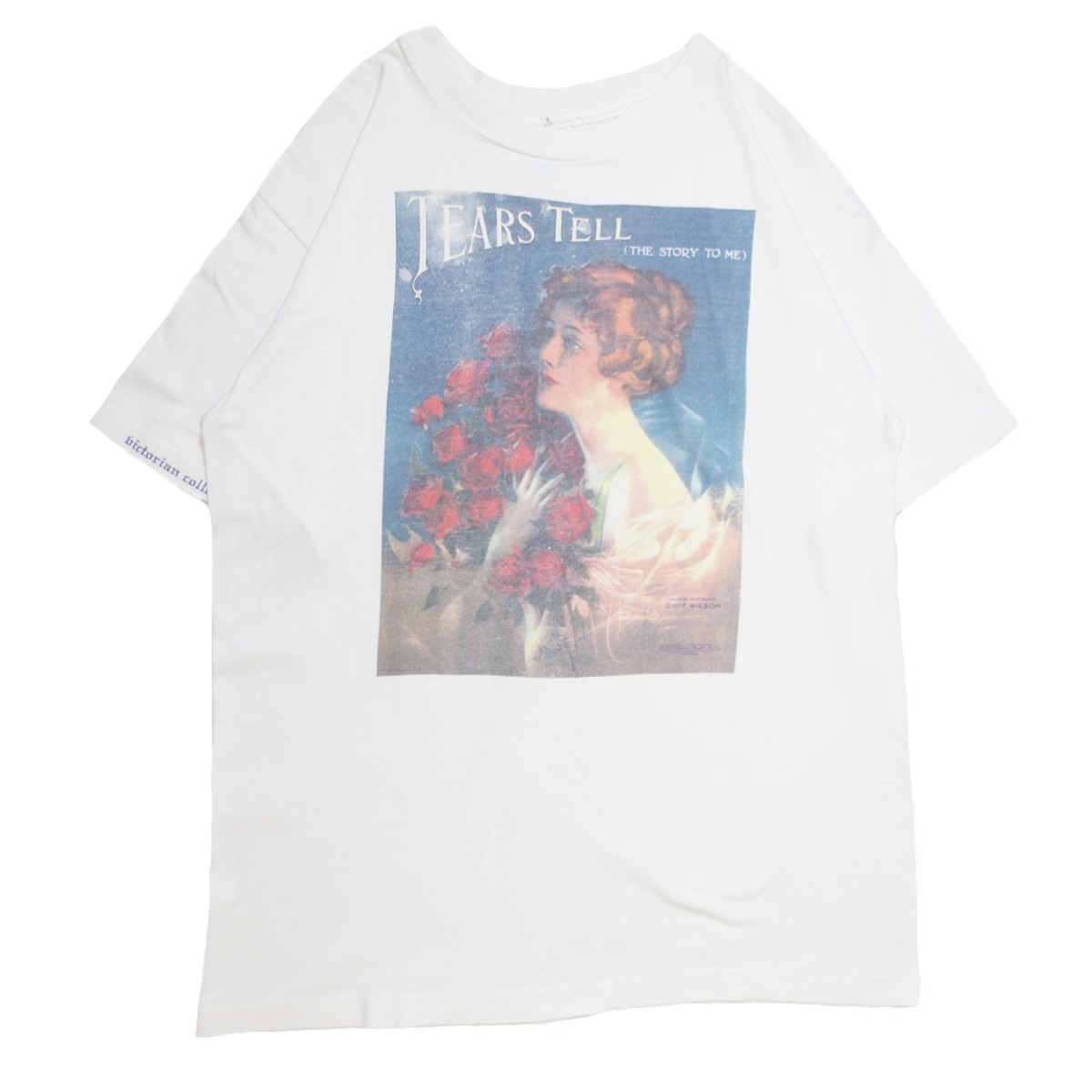 90's Hanes BEEFY Tシャツ ヴィンテージ 楽譜 ソングブックカバー 90年代 古着 半袖 | THRIFT PUB