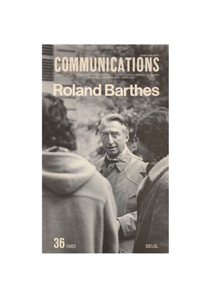 COMMUNICATIONS no.36 Roland Barthes