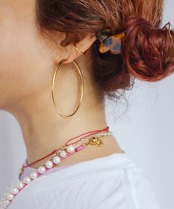 チタンフープピアス-50mm/026032