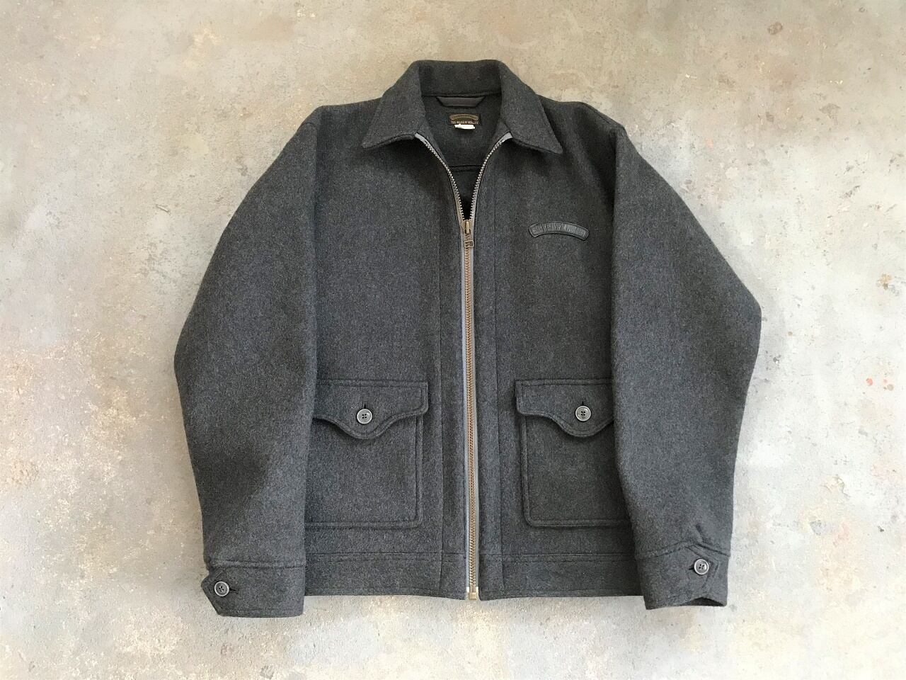 SEVENTY FOUR full-zip wool jacket MADE IN USA