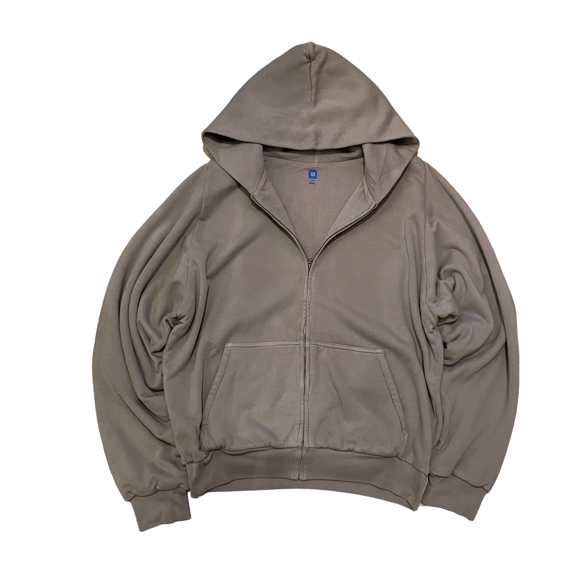 【GRAY 11 size M】 2022s Yeezy×GAP doubleface zip up sweat hoodie | What’z up  powered by BASE