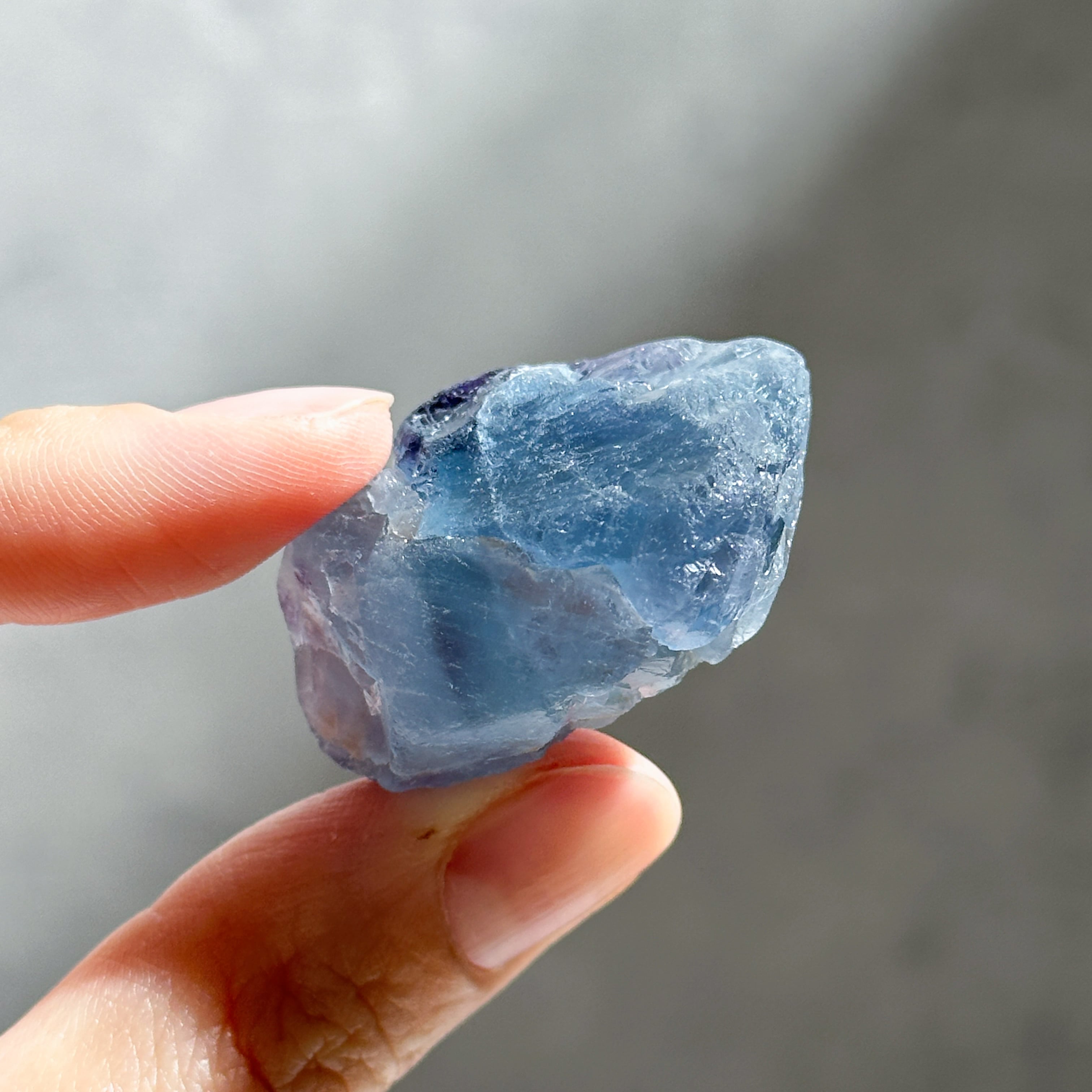 ブルー、パープルフローライト 原石73◇ Blue Fluorite ◇天然石・鉱物