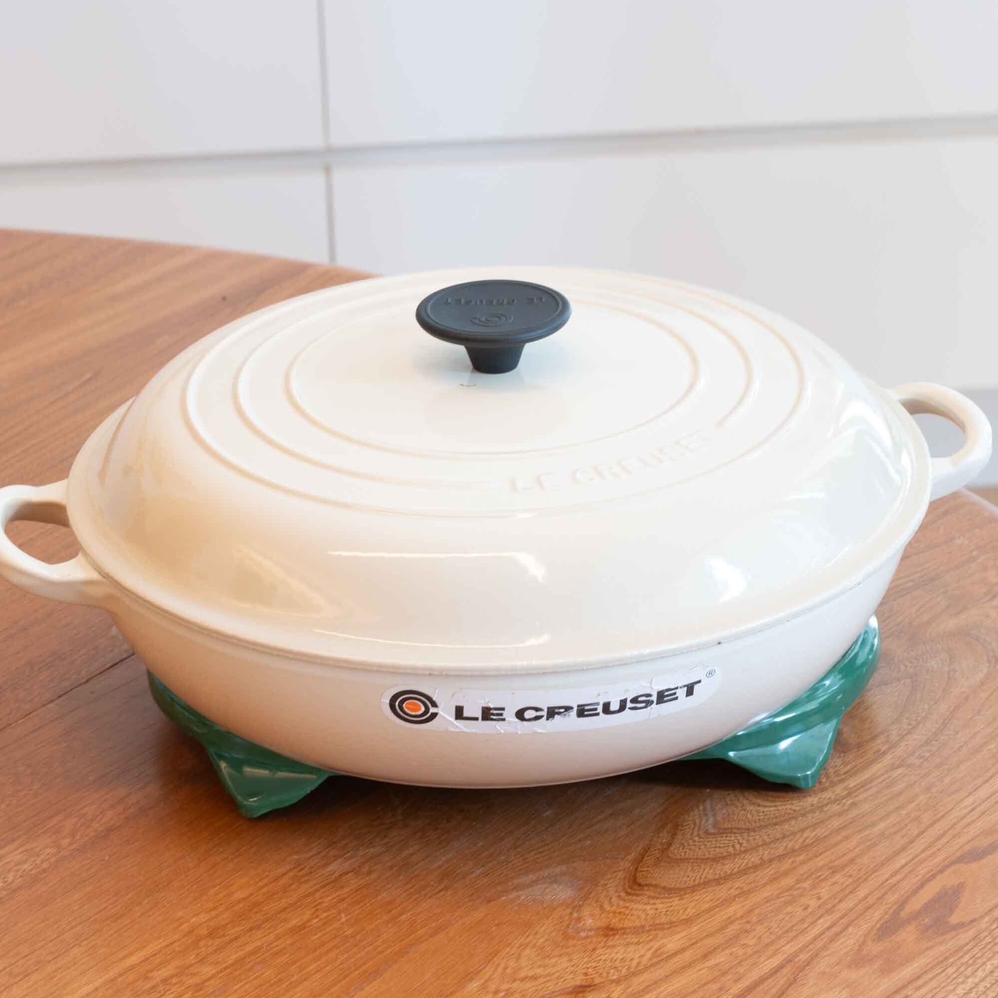 ビンテージ　ル・クルーゼ　LE CREUSET 　ビュッフェキャセロール　サイズ３０　デューンカラー