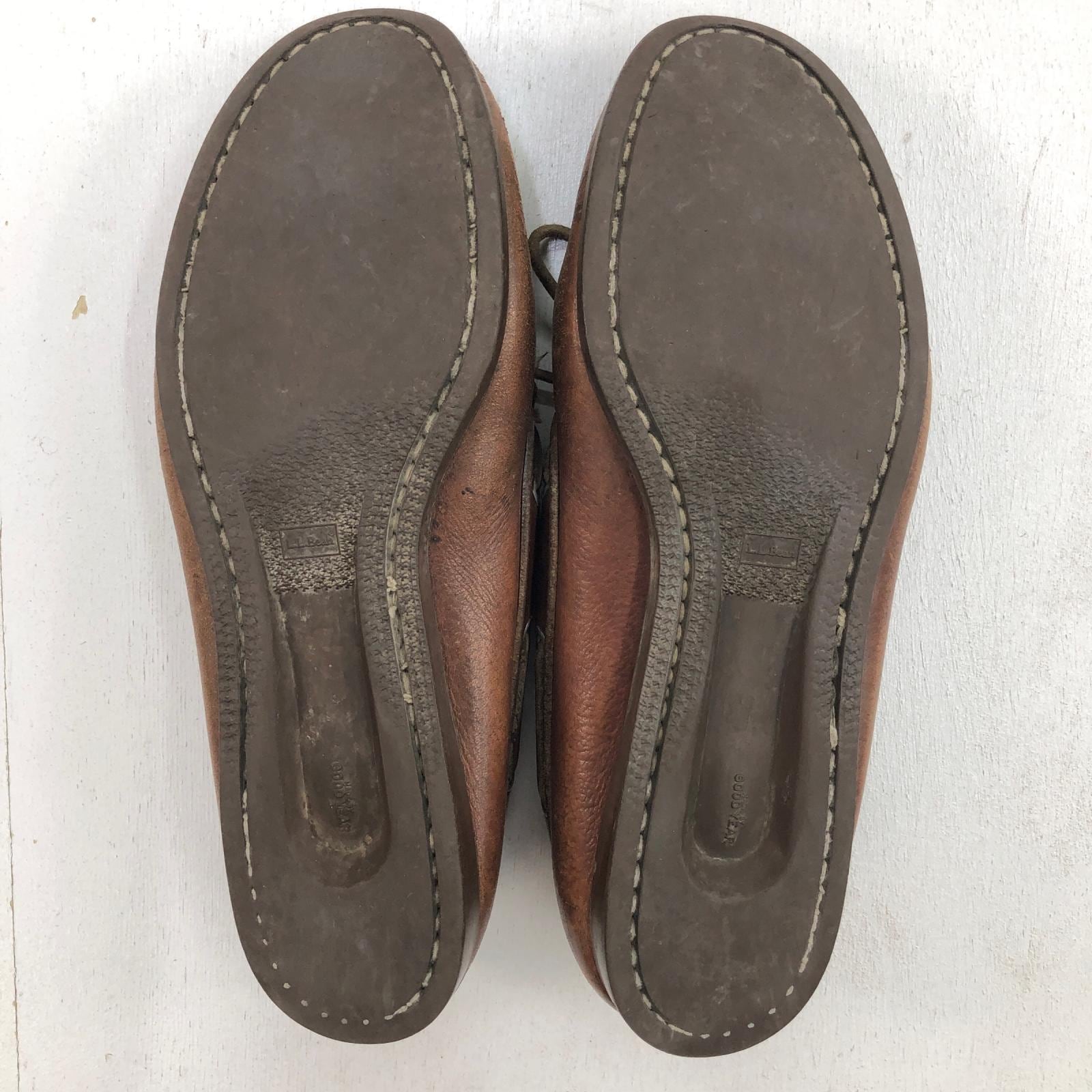 L.L.BEAN エルエルビーン 80- 90年代 あたり レザー モカシン デッキ