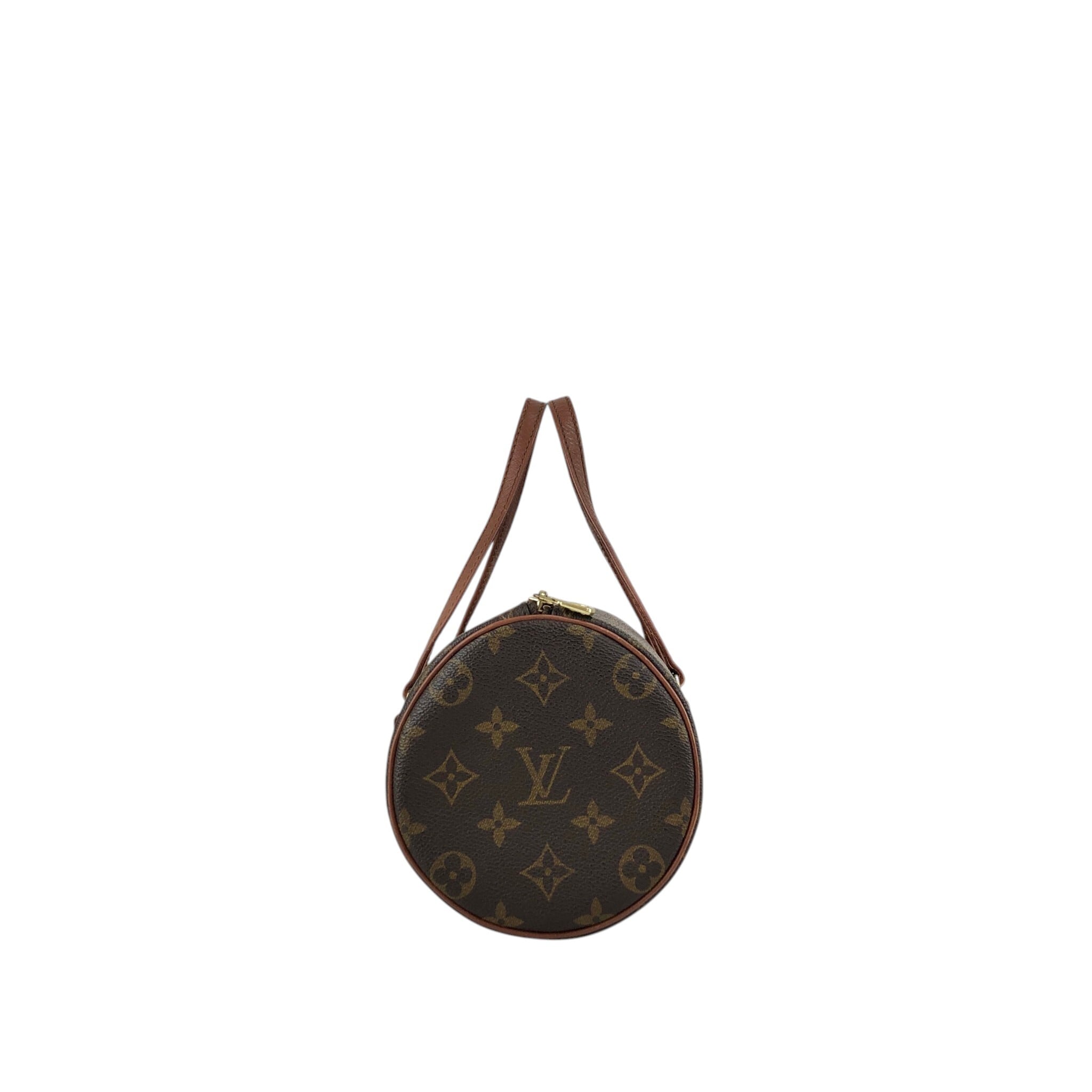 LOUIS VUITTON ルイヴィトン モノグラム ハンドバッグ ブラウン PVC