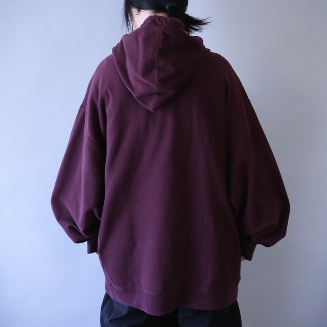 "OLD GAP" front logo wappen over silhouette sweat parka