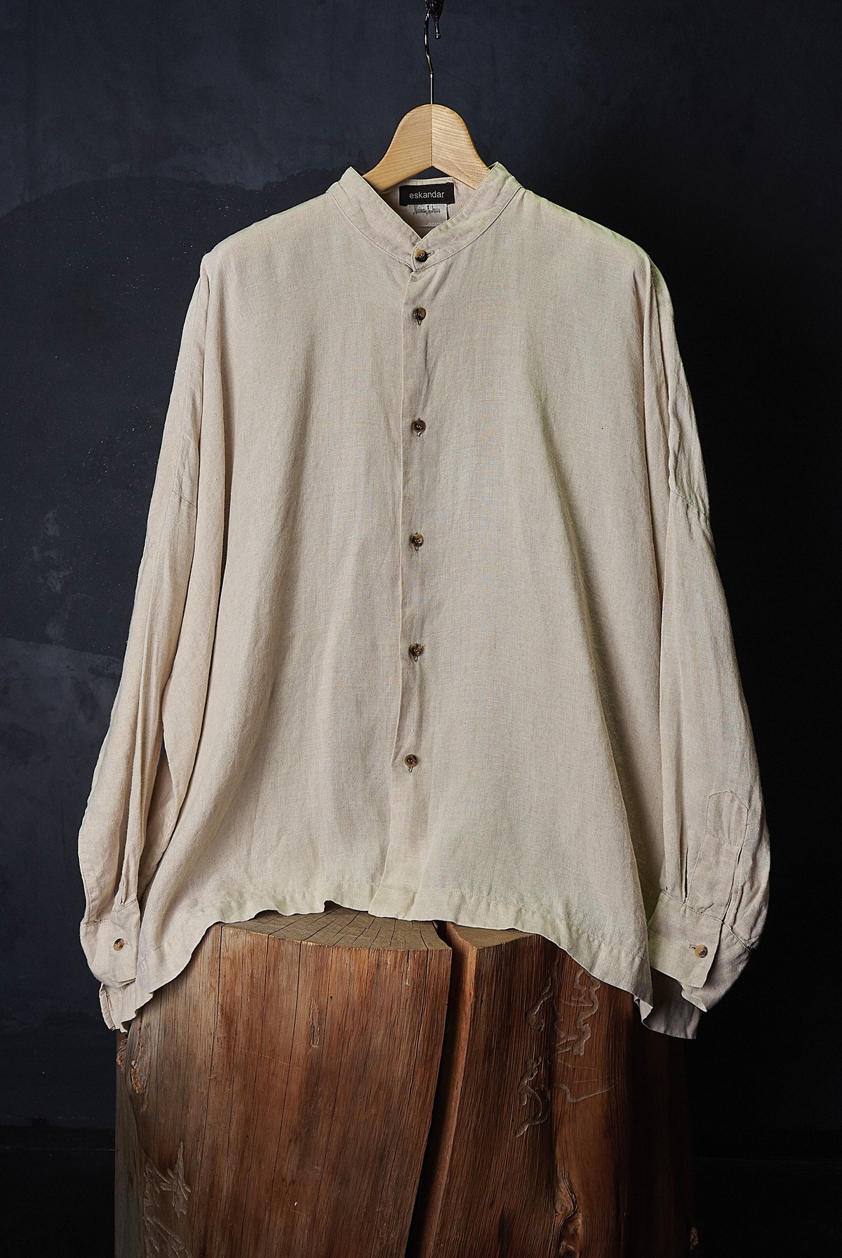 eskandar-neiman-marcus-super-wide-linen-stand-collar-shirt-folliee