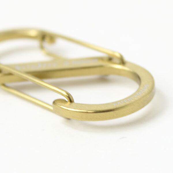 ブラックアイパッチ ゴールドカラビナ BRICKED OG LABEL KEYCHAIN GOLD