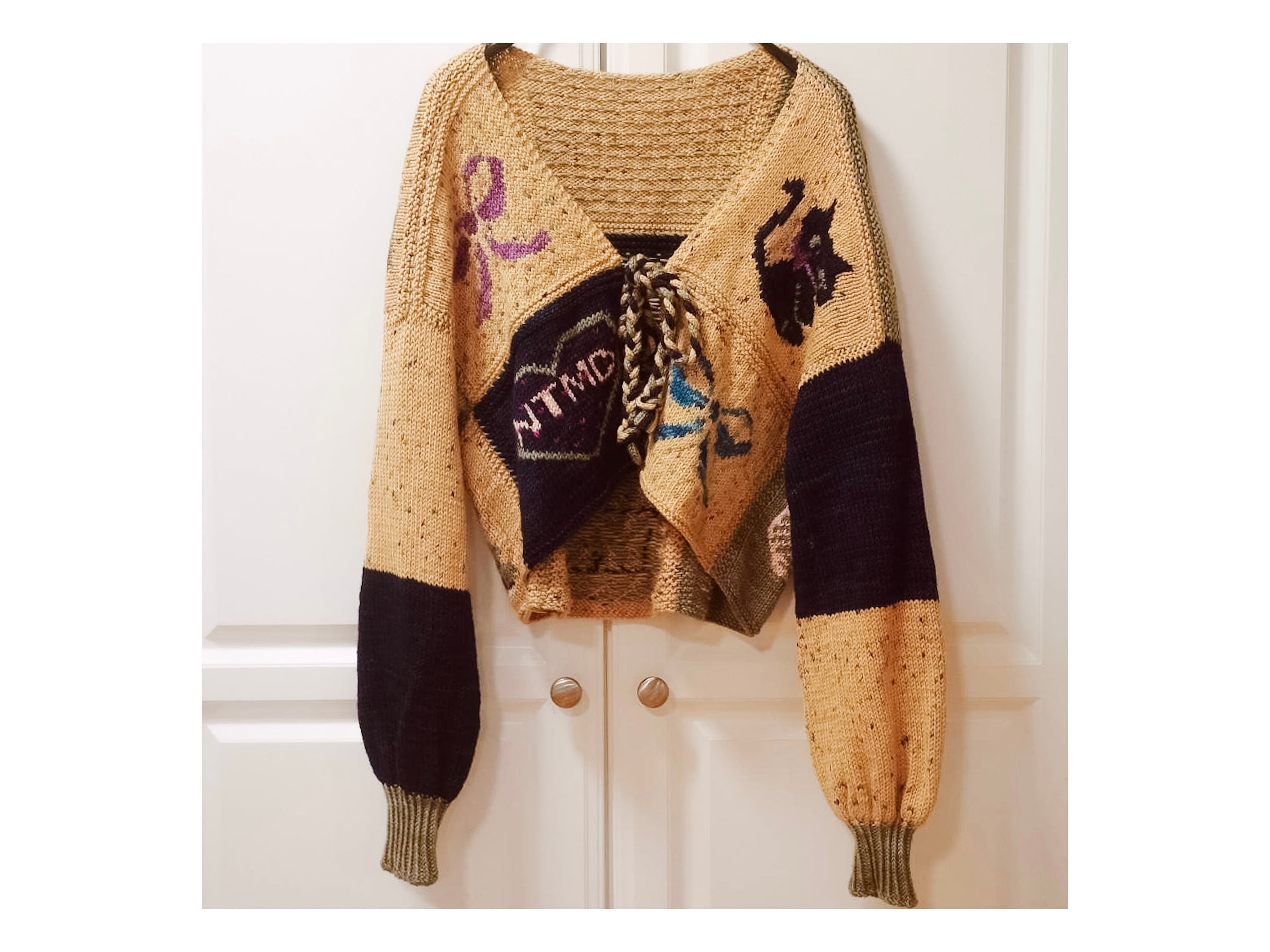DL編み図】 Patchwork Parade Cardigan | ナツメド