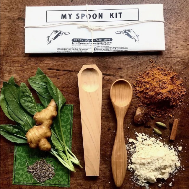 スプーンを手作りする　手作りキット　SPOON WHITTLING DIY KIT
