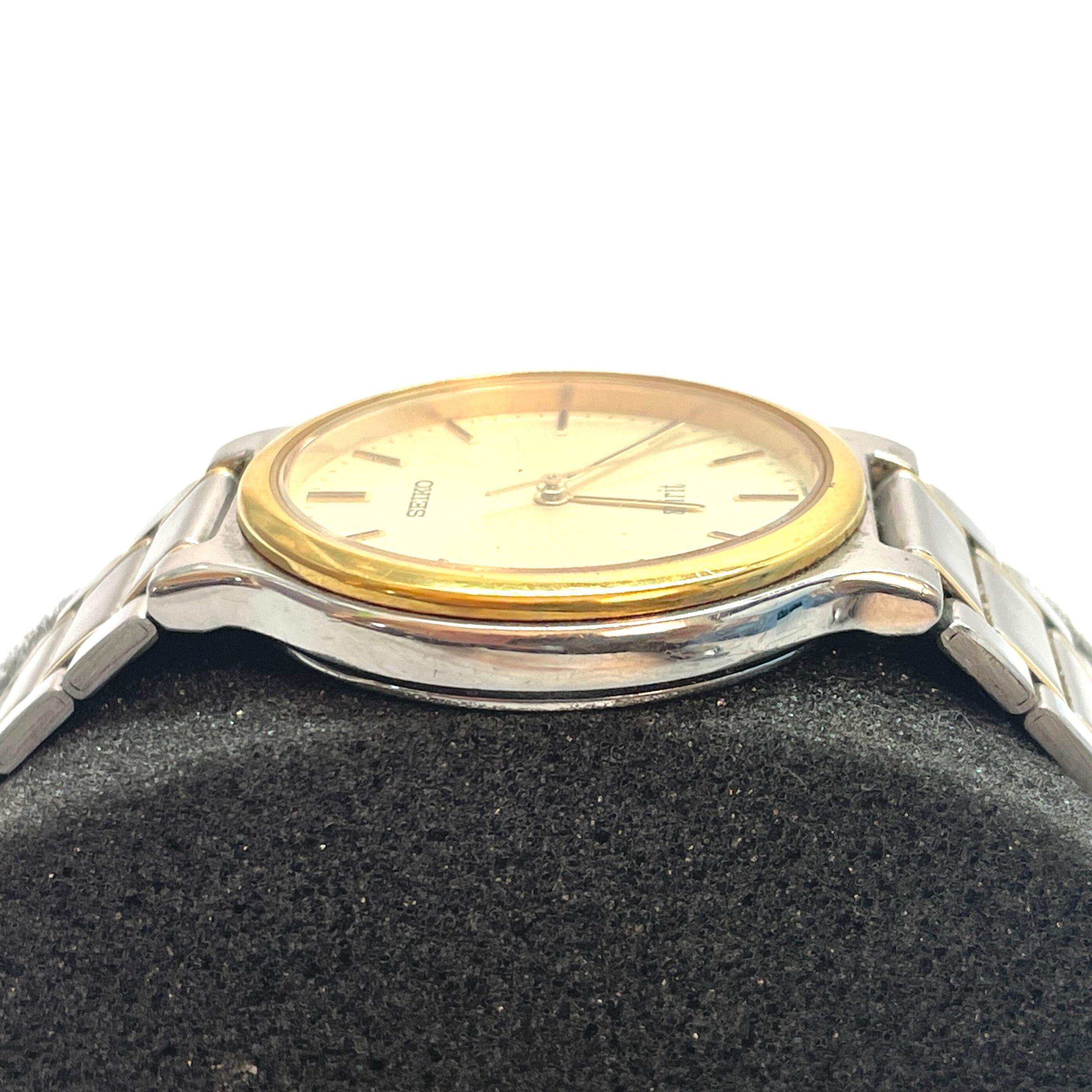 SEIKO セイコー SPIRIT スピリット 7N01-6A70 ゴールド文字盤 コンビ