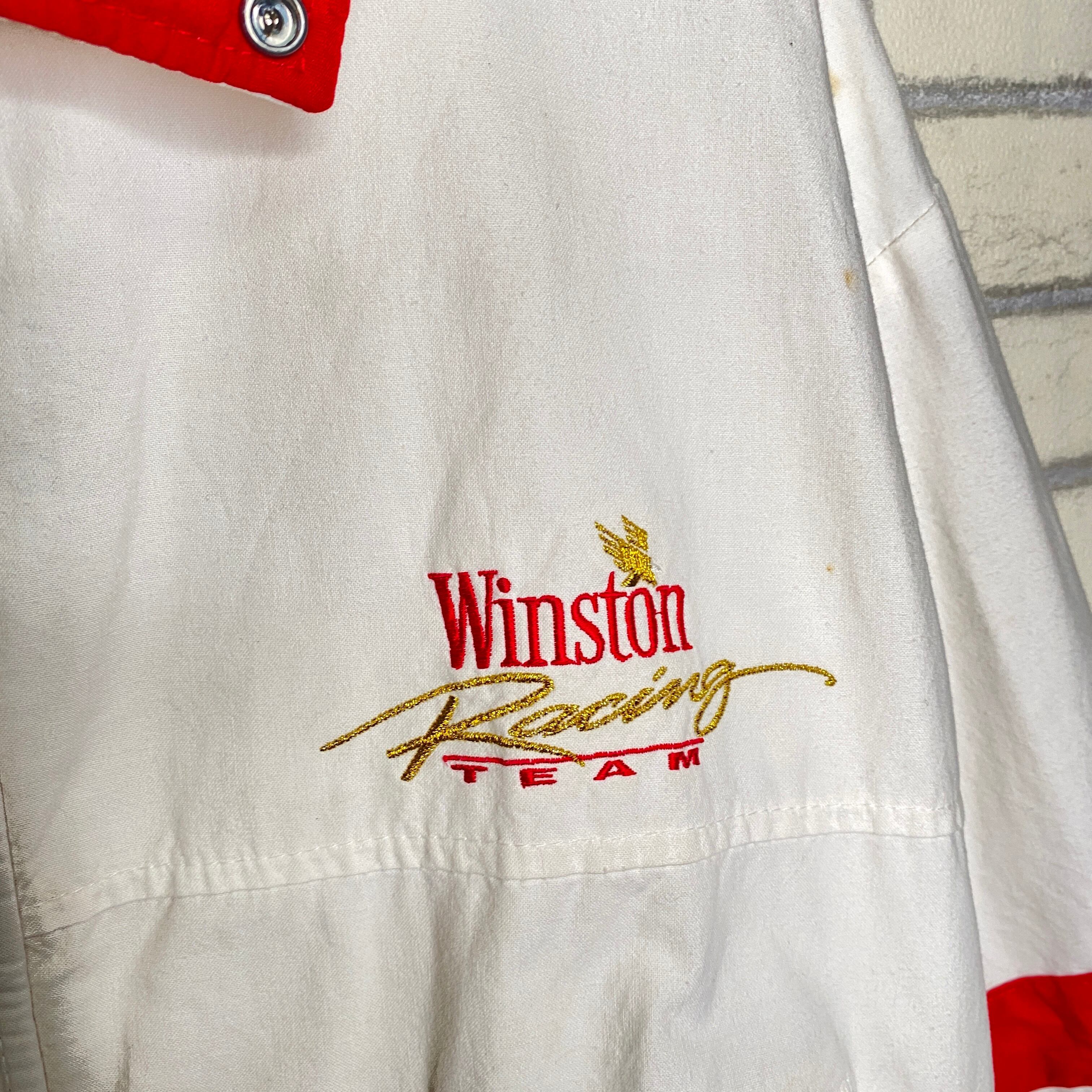 Made in USA 】 Winston レーシングジャケット L 刺繍入り ポケット 