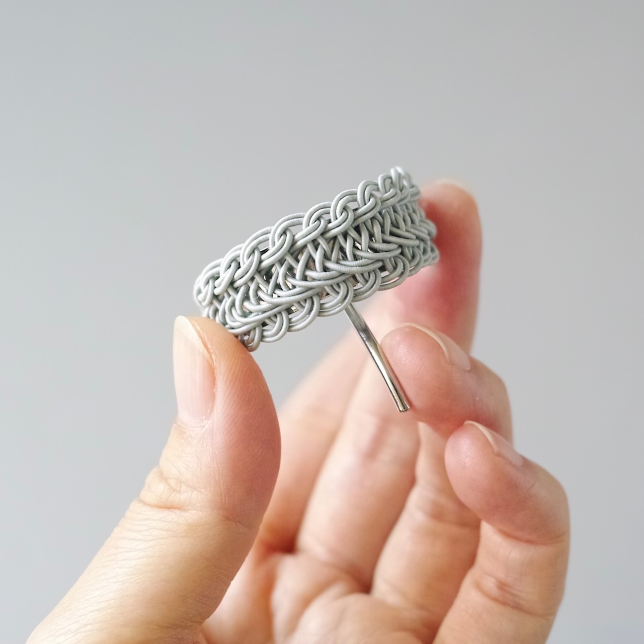 水引ポニーフック/レース(コールドカラー)の画像03