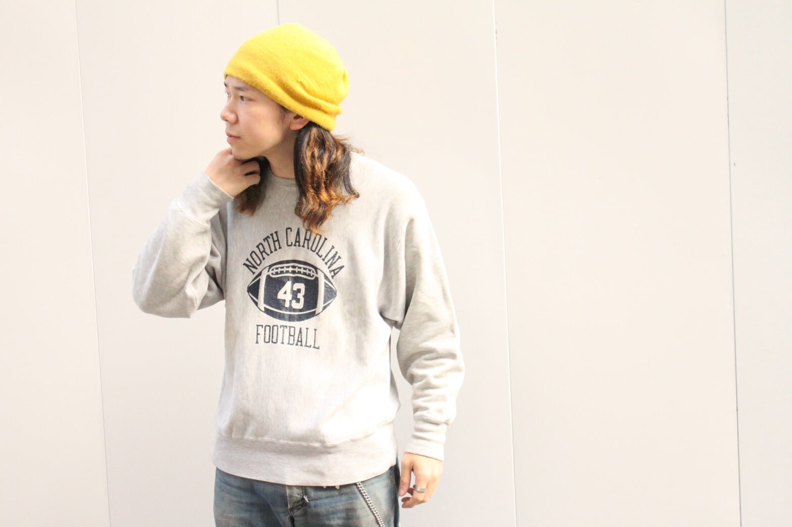 70s Champion Reverse Weave 青単後期 3段College XL USA製 | VOLAR