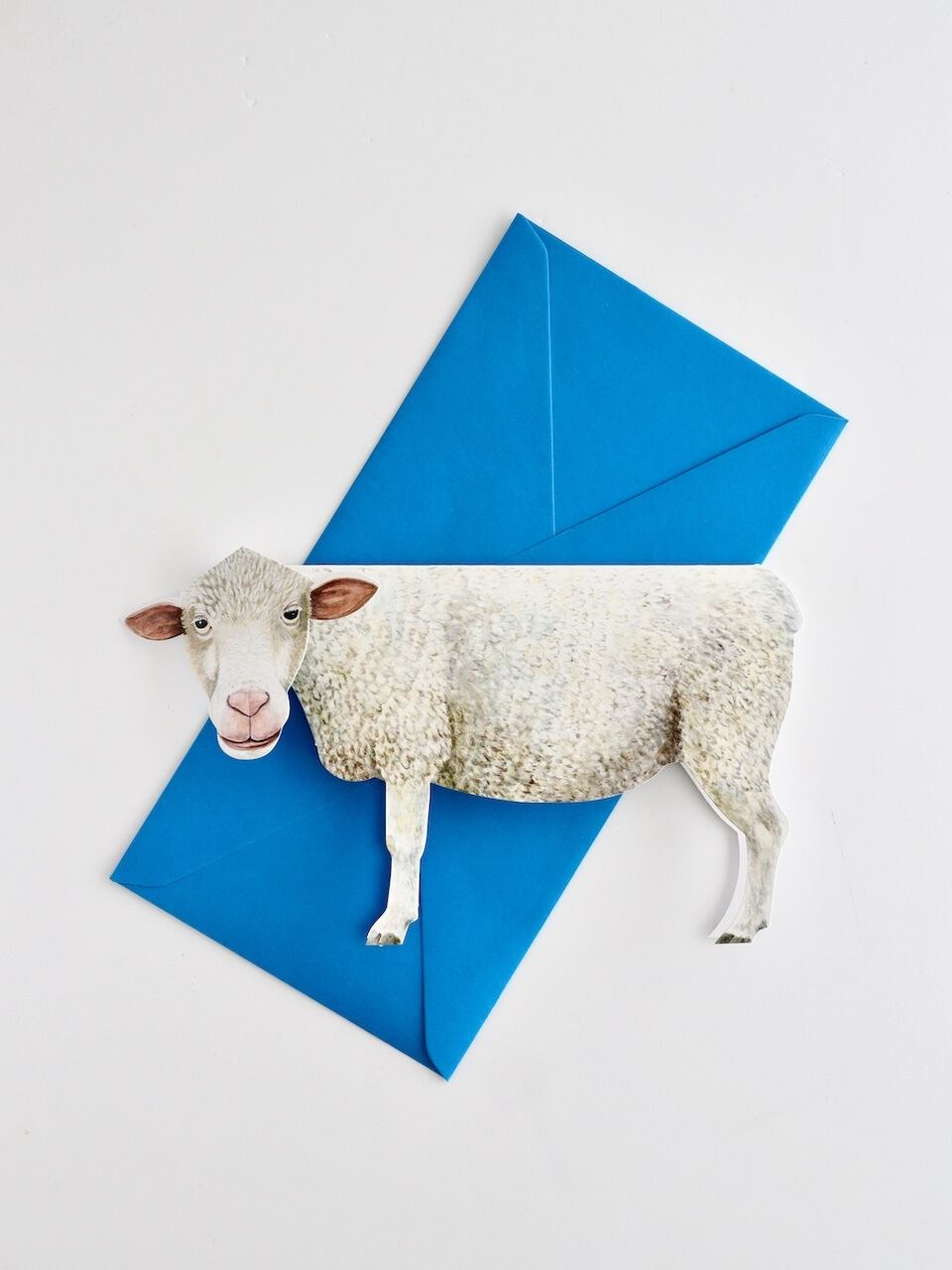 SALE】3D 立体グリーティングカード 「羊」 / 3D Animal Folding Card