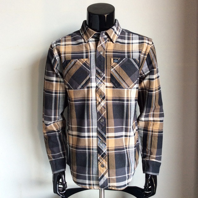 96328-20VH　長袖シャツ -#1 Skull Buffalo Plaid Shirt-