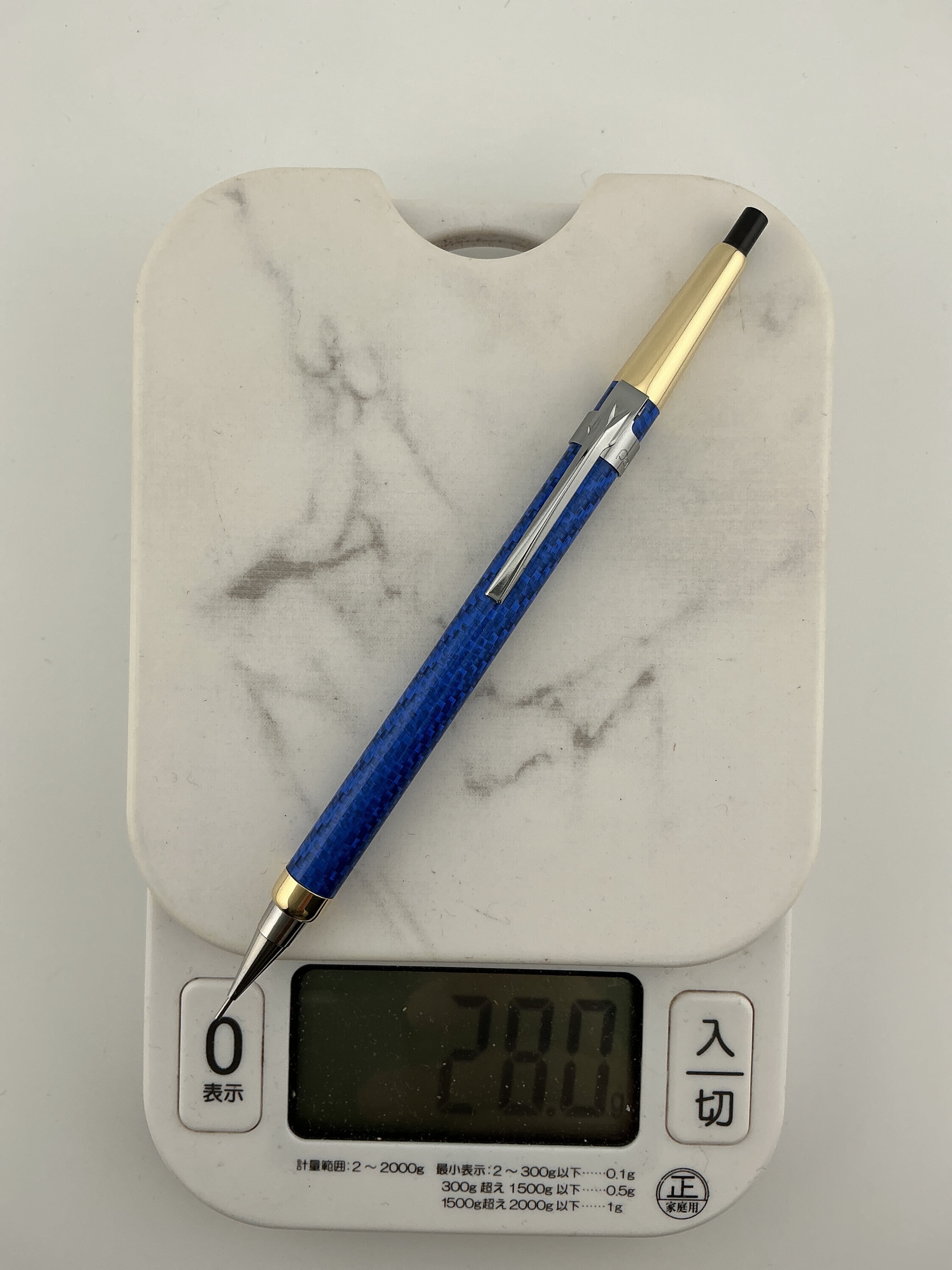 PG5カスタム ブルーカーボン 真鍮 | 蒼天クラフト