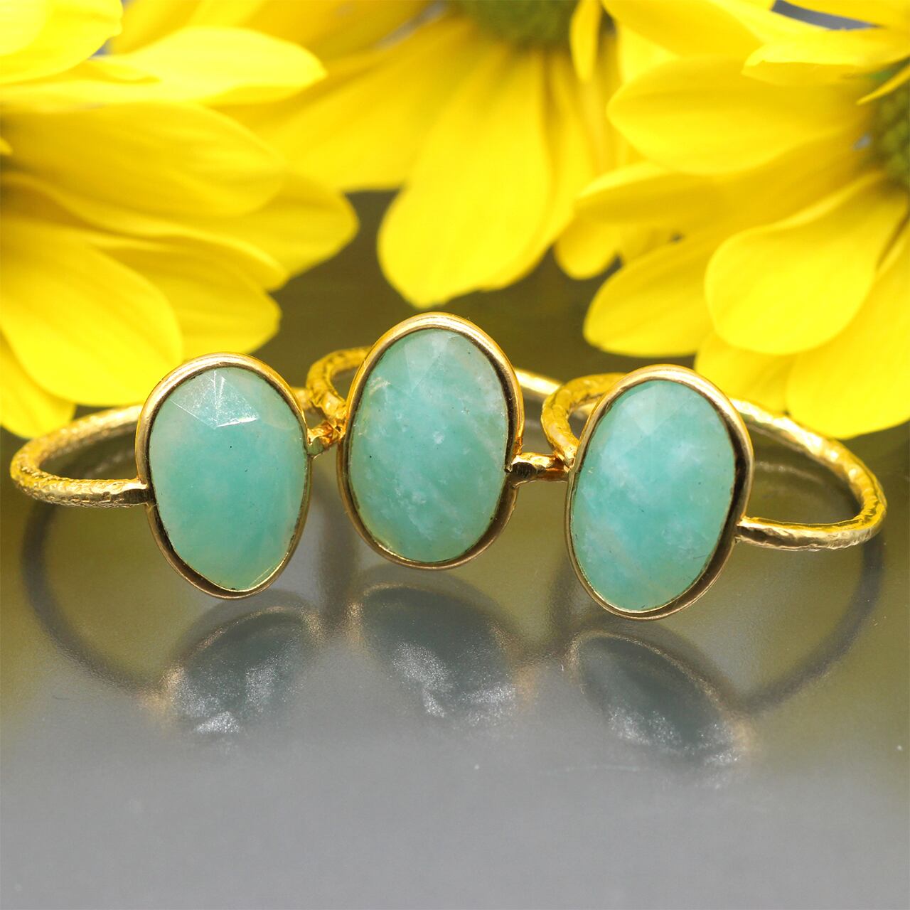 最終価格14kgf天然石美しい大粒グリーンアパタイト、シトリン花束