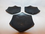 鉄波千鳥茶托(5客)iron Japanese tea five saucers (No17)