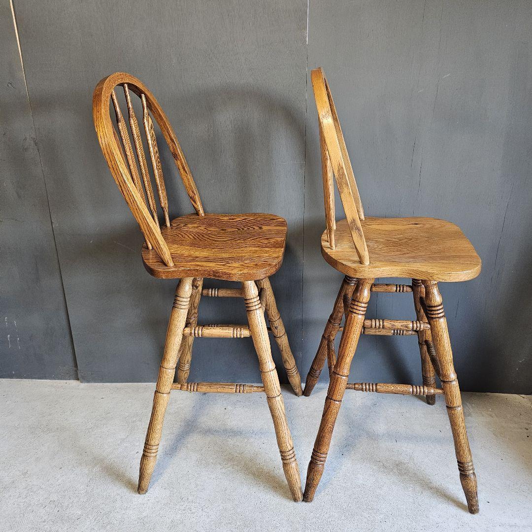 oliver カウンターチェア ヴィンテージ風 アンティーク風 BAR チェア