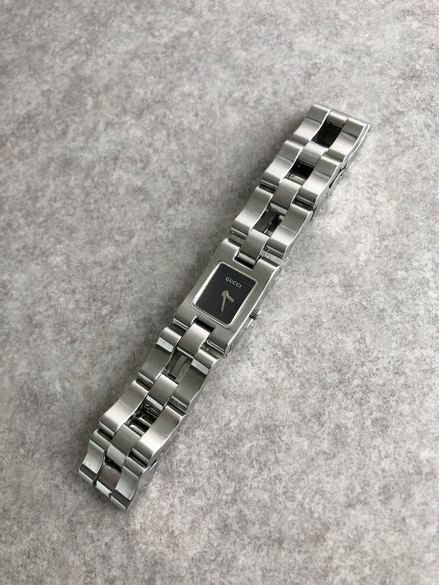 GUCCI グッチ 腕時計 シルバー スクエア ステンレススチール 2305L クウォーツ vintage ヴィンテージ オールド njz8b5