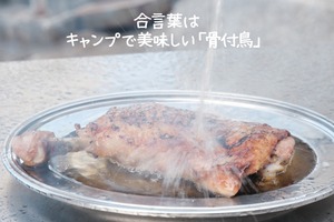 「骨付鳥ピープルズ」骨付鳥用 ステンレスプレート ロゴ入り