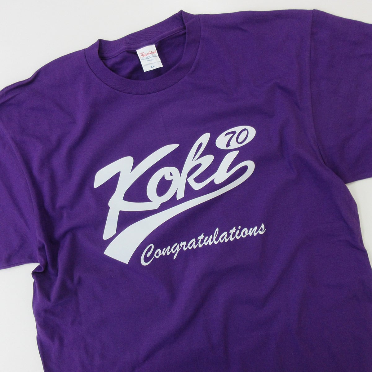 古希祝い メッセージtシャツ ms70 プレゼント 全6種類