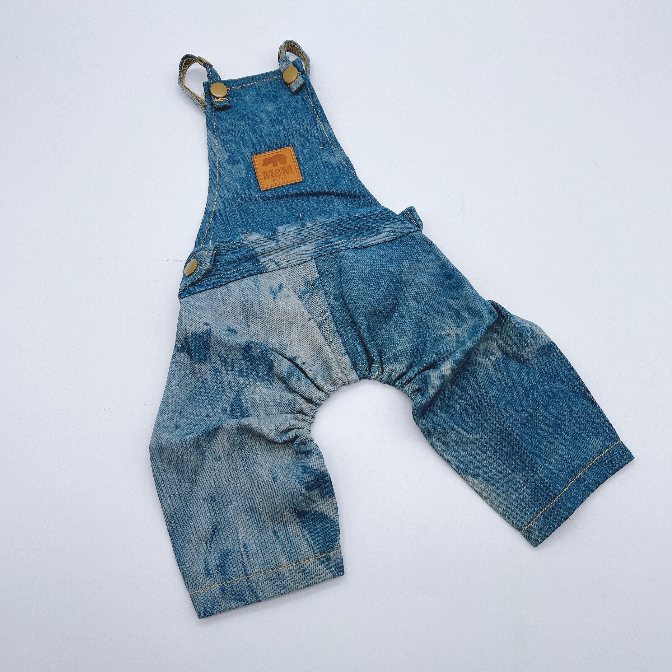 即納 1 3日でお届け デニム パンツ オーバーオール Ey05 犬の服 ペット 犬服 犬 Dog ネコ ドックウェア かわいい おしゃれ Eyes Line アイズライン 犬服 ドッグウェア