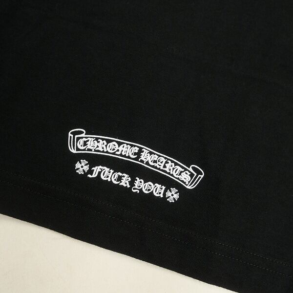 Size【S】 CHROME HEARTS クロム・ハーツ SCROLL L/S T-SHIRT BLACK
