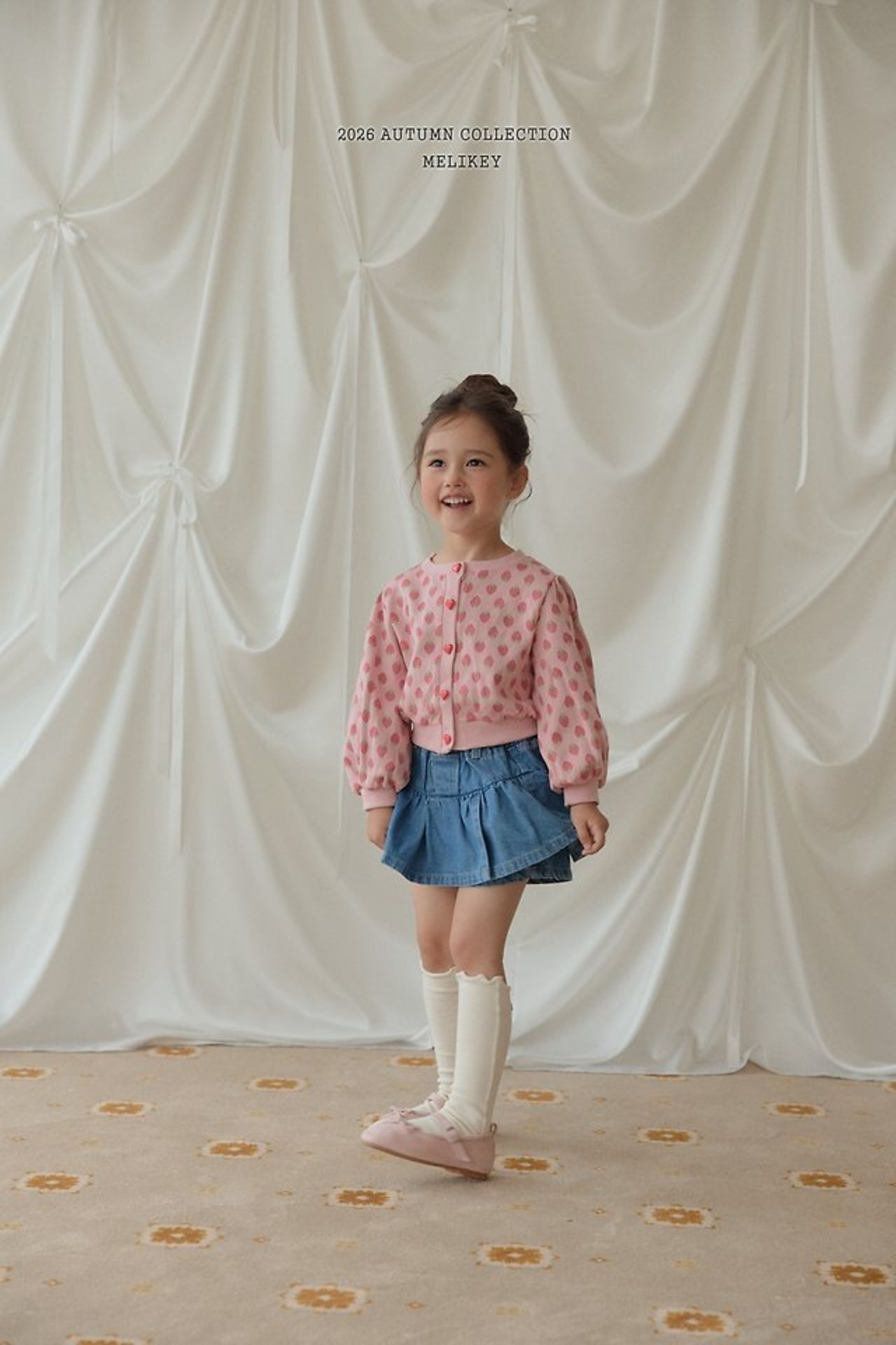 韓国子供服 / 26Autumn / 〖取寄〗Melikey / アイドルフリルショートパンツ / 女子服 *XS~JM*