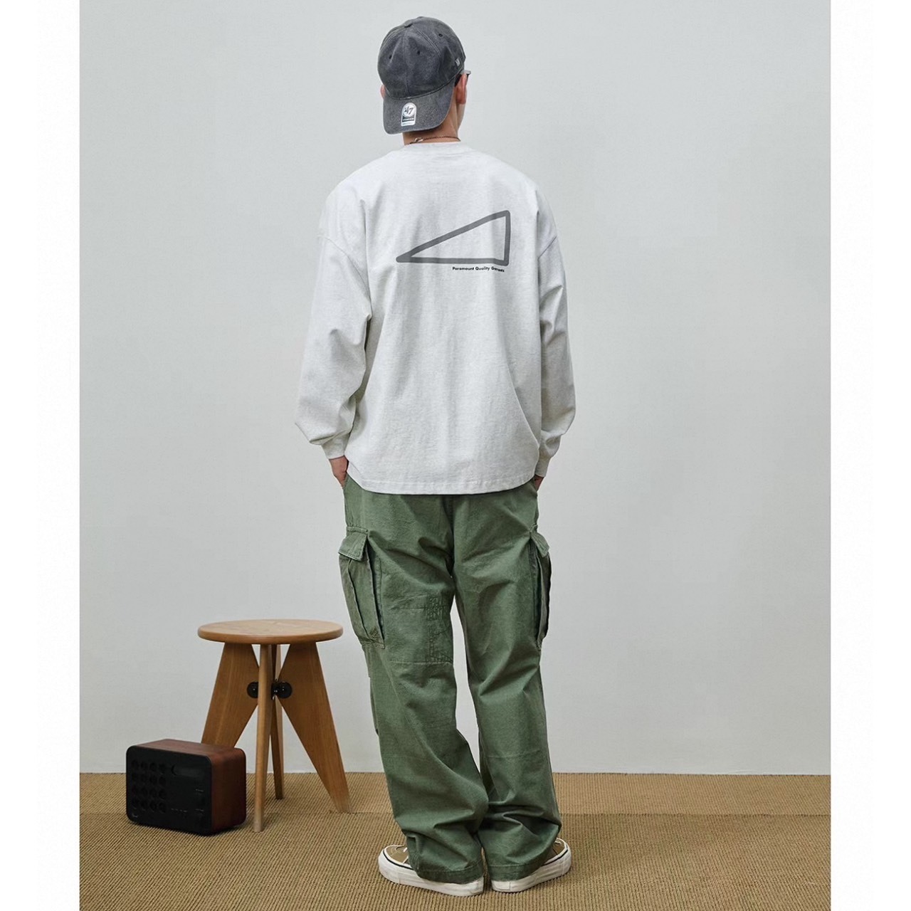 Graphic sleeve long sleeve tee 1062 - 10