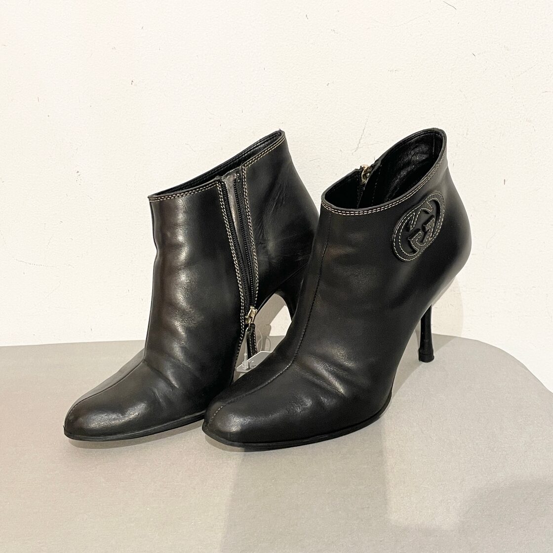 GUCCI/heal boots/black/ladies/グッチ/ヒールブーツ/ブラック 