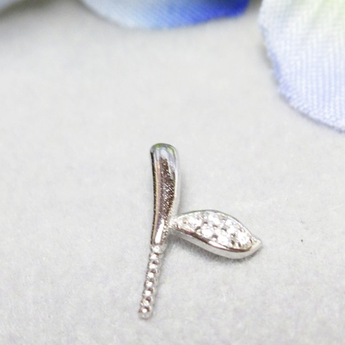 芯立て アップルCZ   S925  ペンダント セッティング SV