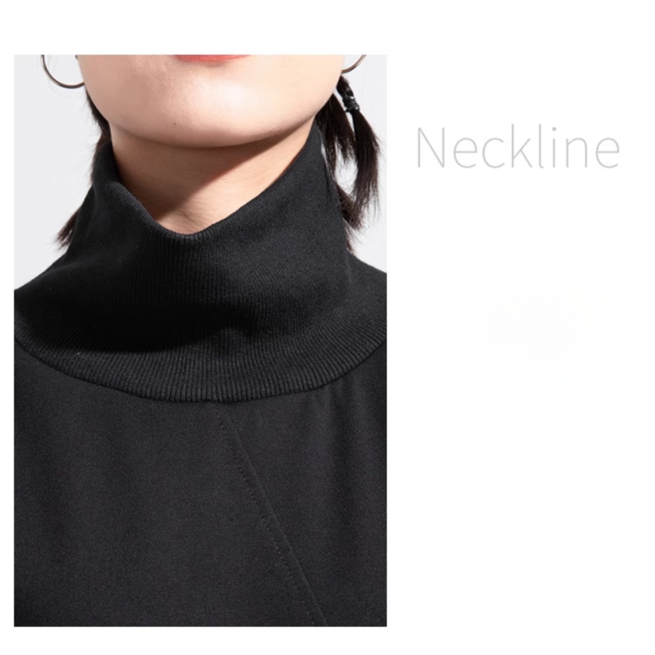 Cross-hem fashion T-shirt (ME104)