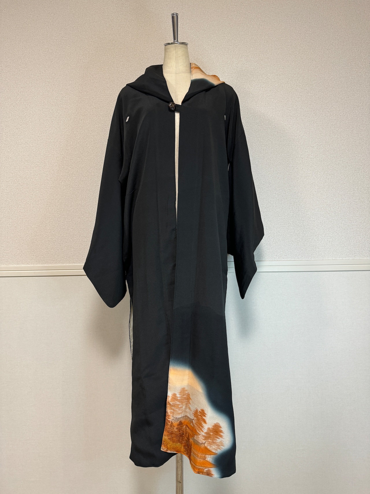 Hoodie Long Black 258