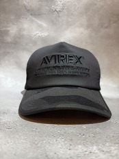 AVIREX / アヴィレックス NUMBERING MESH CAP  メッシュキャップ ブラック×ブラックカモ ビックサイズ