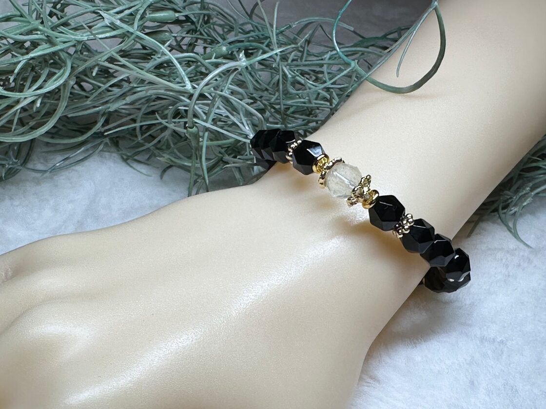 リビアングラス×チベットモリオンbracelet♡ | PAY ID