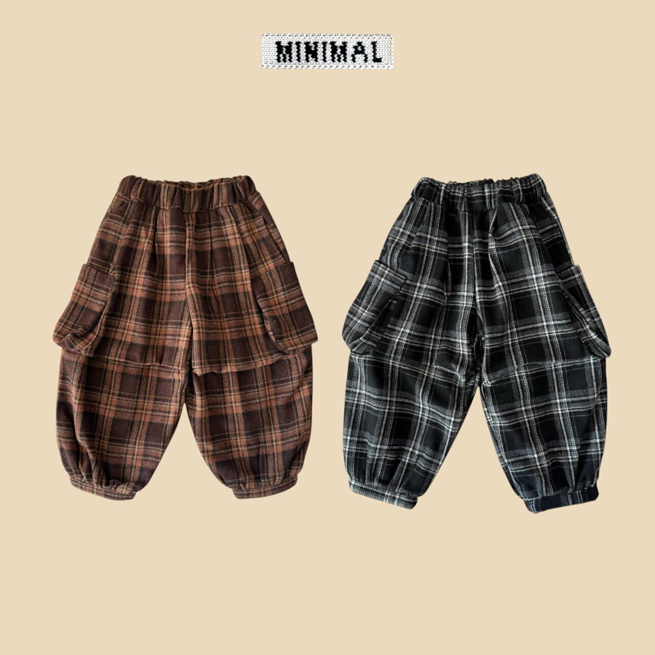 W check hip pants【minimal】 ※12月下旬~1月上旬発送予定