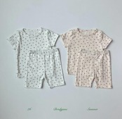 【取寄/韓国直送】Brodyjane 26/SM ジャガードフラワースタイ夏服｜韓国子供服