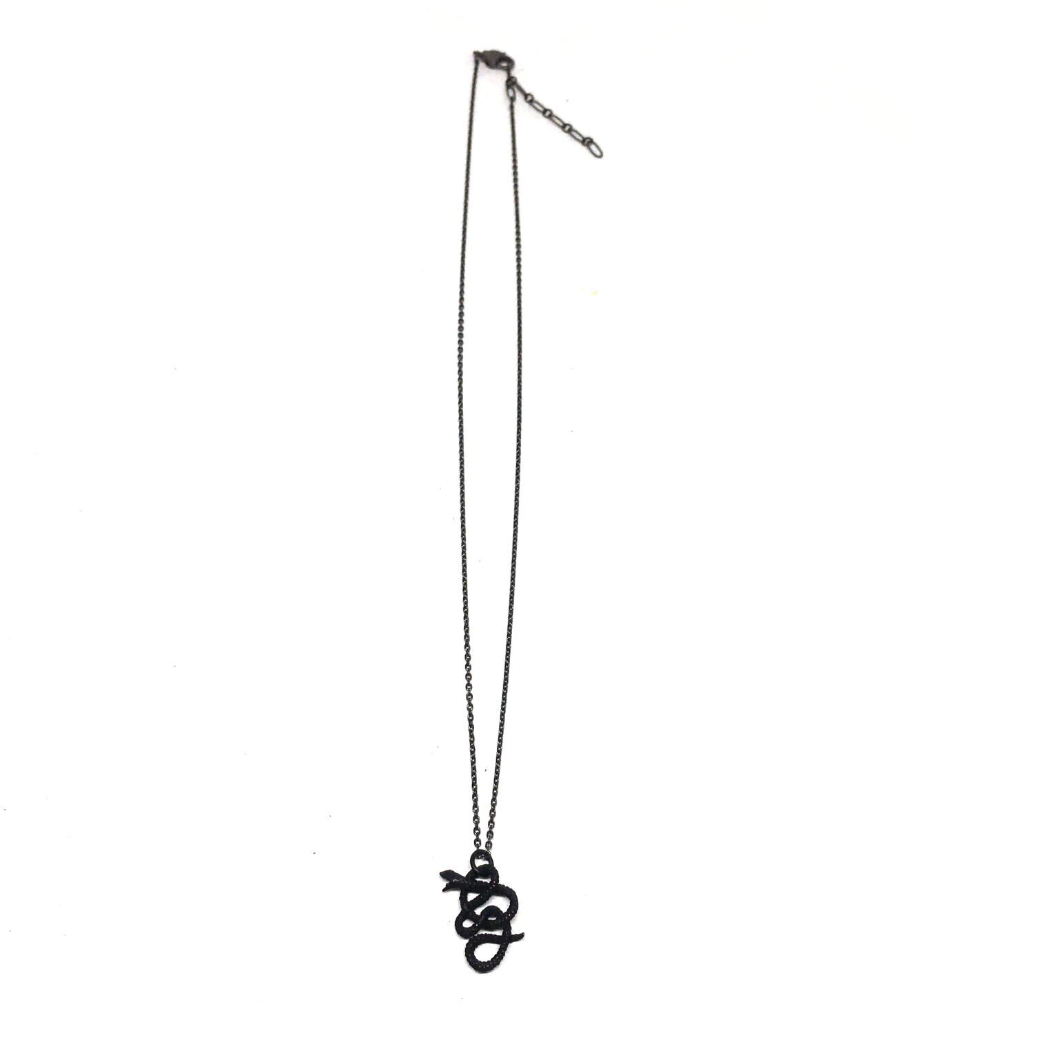 BLACK COLLECTION】gunda<ガンダ>g NECKLACE/Small [ジーネックレス 