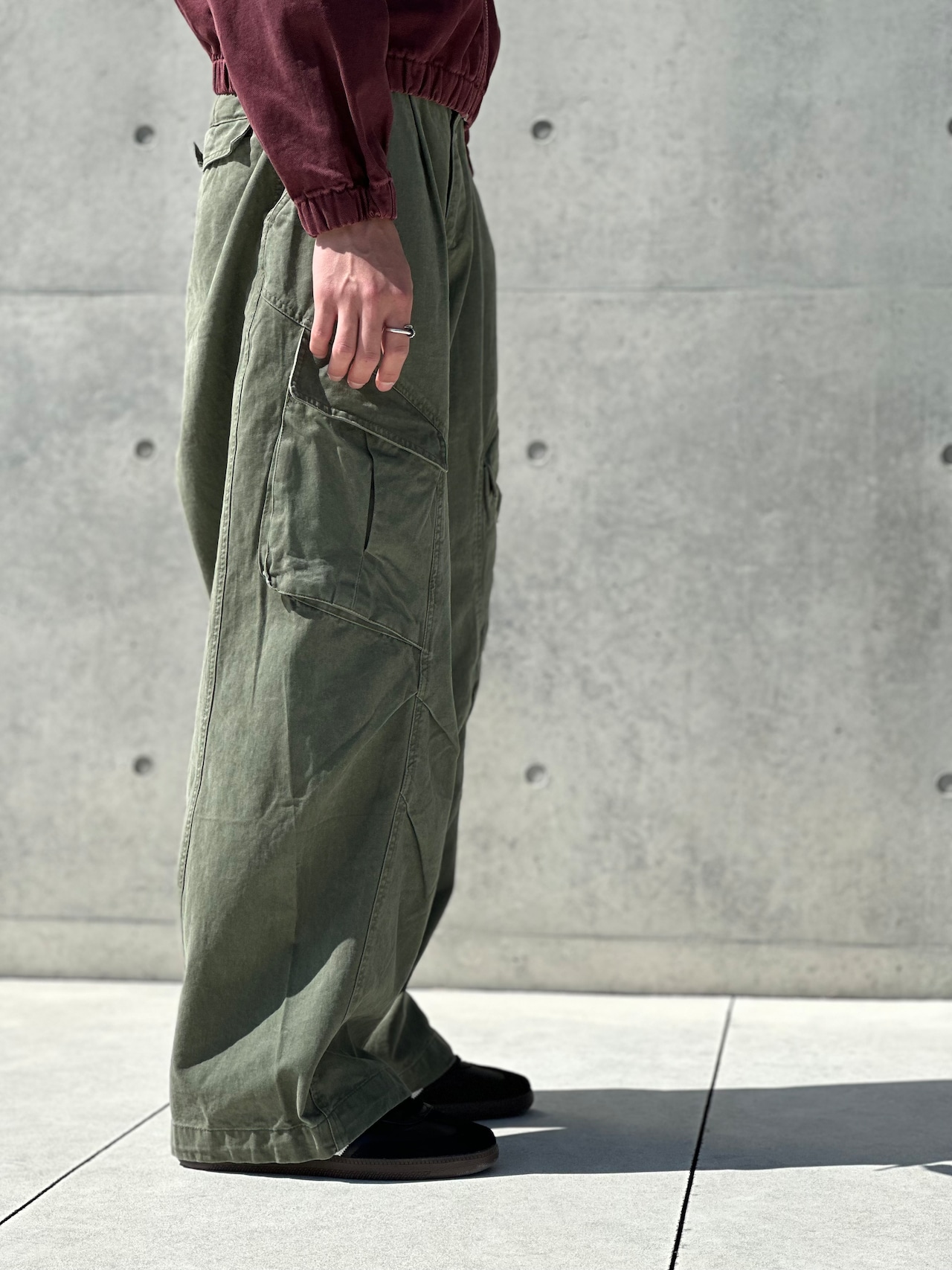 Drape Cargo Pants