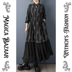 ハーベストシャドウ シルエットドレス  M26136