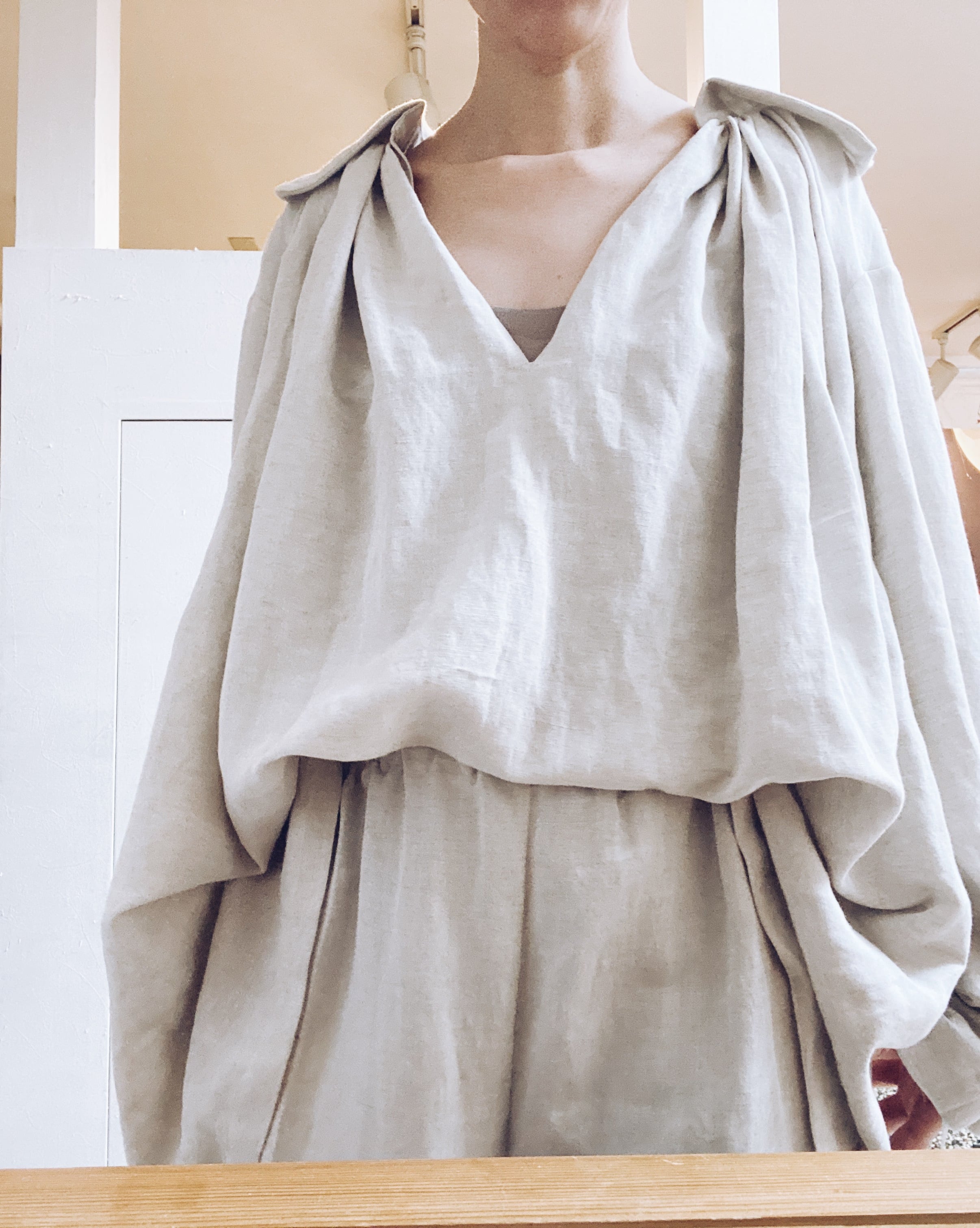 【MADE TO ORDER】JASMINE smocking shirt robe
