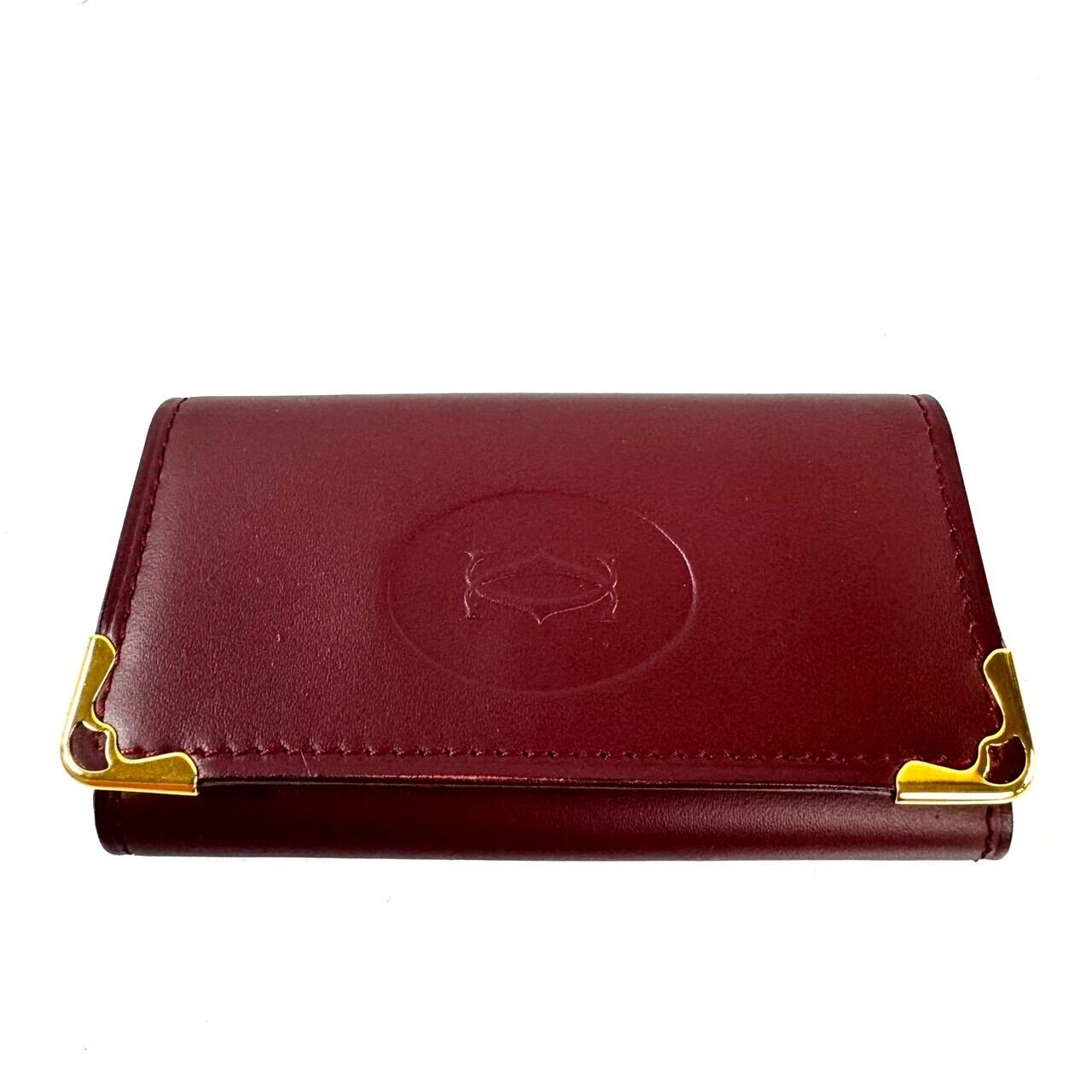 希少·未使用品】 カルティエ 6連 キーケース ハッピーバースデー 振り絞っ 