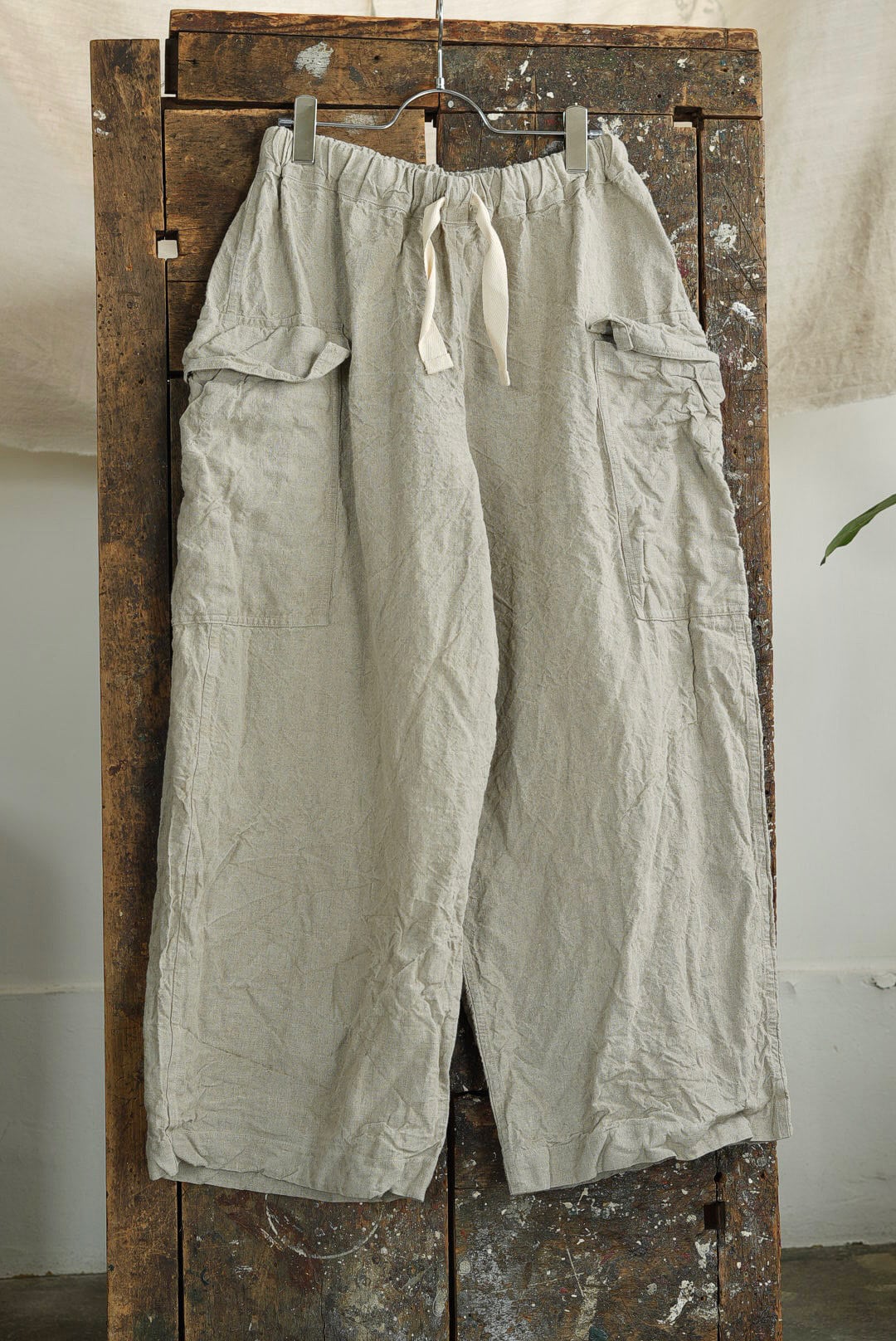 RICORRROBE - PANTS WIDE / SANDSTONE