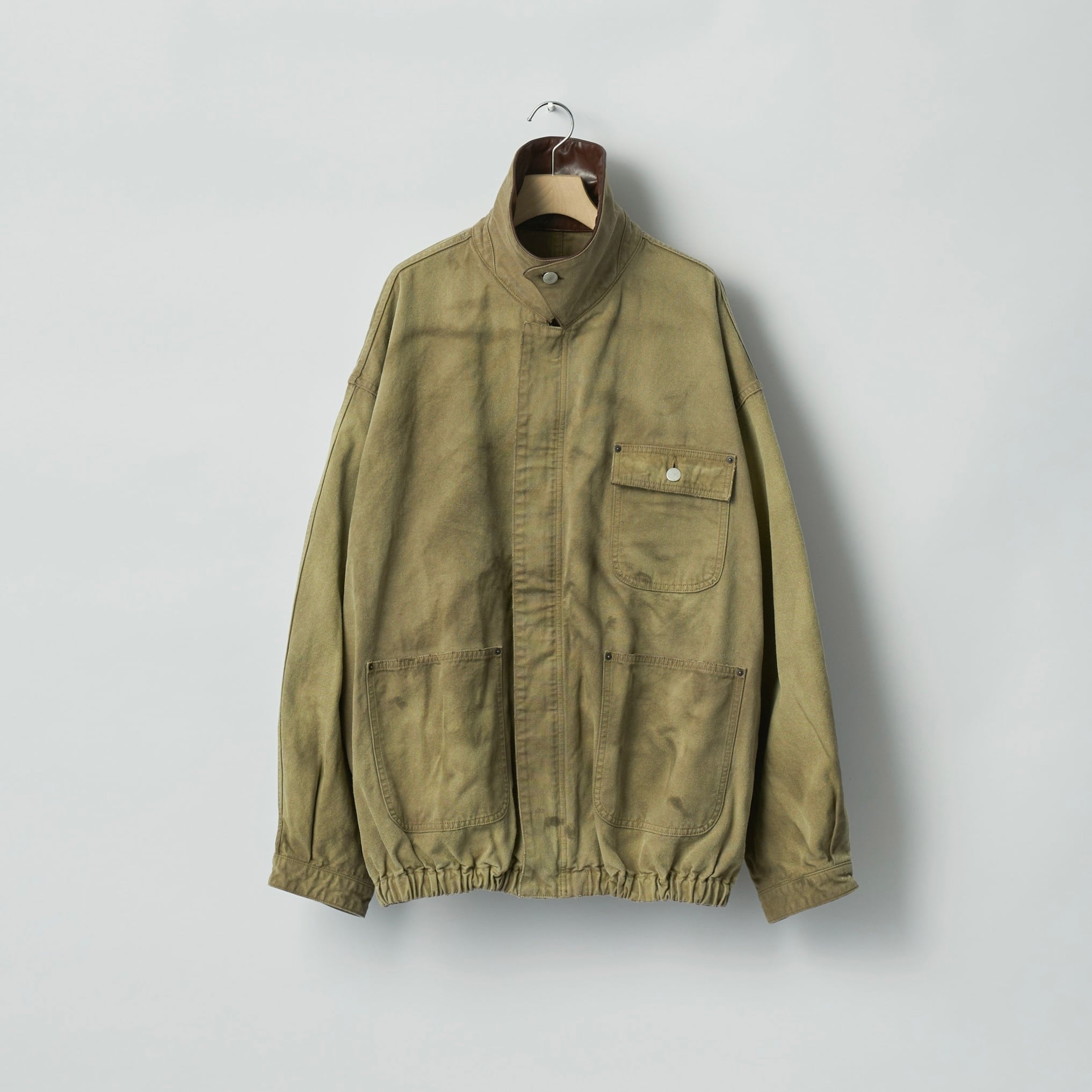 ジャケット・アウター ssstein SULFUR DYED OXFORD VINTAGEJACKET ssstein SULFUR DYED OXFORD VINTAGE JACKET | L