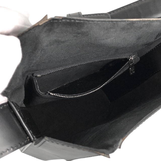 LOUIS VUITTON ルイヴィトン サックソウ エピ ショルダーバッグ ブラック レザー M80161 vintage ヴィンテージ オールド 83uzxd
